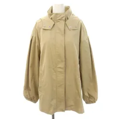 ザラ ZARA ジップ フード ジャケット マウンテンパーカー S ベージュ /DF ■OS