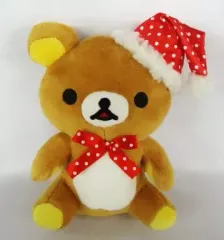 【中古】ぬいぐるみ リラックマ(座り) ドットクリスマスぬいぐるみ 「リラックマ」