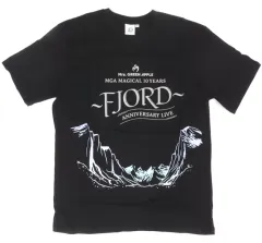 【中古】Tシャツ Mrs. GREEN APPLE ロゴTシャツ ブラック XLサイズ 「MGA MAGICAL 10 YEARS ANNIVERSARY LIVE ～FJORD～」