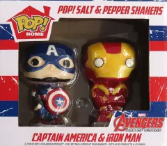 【中古】食器 キャプテン・アメリカ＆アイアンマン マーク43 POP! HOME ソルト＆ペッパー シェイカー(2個セット) 「アベンジャーズ/エイジ・オブ・ウルトロン」