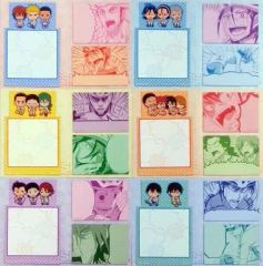 [중고] 노트 메모장 전 6 종 세트 메모 세트 쿈 캐릭터 이라스 토레 쇼즈 [이치 반 쿠지 약충 페달 GRANDE ROAD ~ 세컨드 오더 ~] H 상