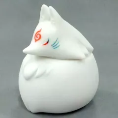 【中古】トレーディングフィギュア 白 「電脳大工 ソフビ丸狐」