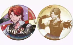 【中古】バッジ・ピンズ ミスターレッド 缶バッジ2個セット 「ドリーミーくじ ウォーターチャレンジ」 D賞