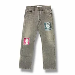 Children of the discordance 19SS VINTAGE EMBROIDERY DENIM PANTS ヴィンテージ 刺繍 デニムパンツ ジーンズ チルドレンオブザディスコーダンス COTDPT-322A ブラック系 1 （6500M）のサムネイル