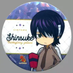 【中古】バッジ・ピンズ(キャラクター) 高杉晋助 「銀魂 感謝祭 in J-WORLD TOKYO ラメ入り缶バッジ」