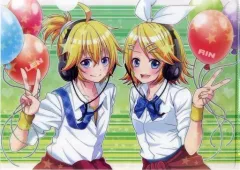 【中古】同人アクセサリー・小物系 【ボーカロイド】A4クリアファイル 鏡音リン＆鏡音レン(夕華ののこ) /コロコロうどん