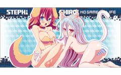 [중고]타월· 수건 (캐릭터) 화이트 & 스테파니 도라 120cm 빅타월[노게임·노라이프]