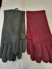 新品/ラインストーン装飾 レディース 手袋 2枚まとめ