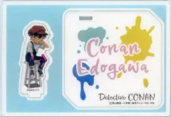 【中古】コースター 江戸川コナン(アート) キャラ付きアクリルコースター 「名探偵コナン」