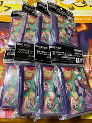 新品未開封 ワンピースカードゲーム　カードスリーブ 公式 公認店 ニコ・ロビン Vol.3 新品未開封品 8点セット