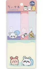 【中古】ノート・メモ帳 集合(ホワイト/モモンガ＆古本屋) ふせん(しかく) 「ちいかわ なんか小さくてかわいいやつ」