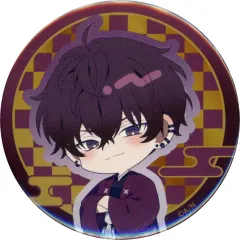 【中古】バッジ・ビンズ 佐伯イッテツ(ミニキャラ/着物) 「バーチャルYouTuber にじさんじCAFE in SWEETS PARADISE 第10弾 トレーディング缶バッジ」