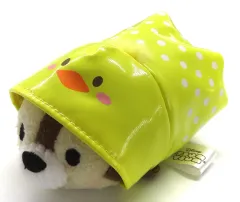 【中古】ぬいぐるみ チップ(レインコート) ぬいぐるみ ミニ(S) 「ディズニー TSUM TSUM -ツムツム-」 ディズニーストア限定