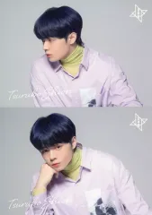 【中古】キャラカード 鶴房汐恩(JO1) グリーティングビジュアルカード 「CD STRANGER」 TOWER RECORDS3形態セット購入特典