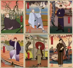 【中古】紙製品 全6種セット 「ハイキュー!! トレーディングミニ色紙 排球四季景～春ノ陣～」