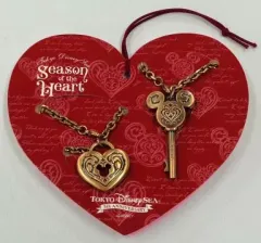 【中古】キーホルダー・マスコット(キャラクター) メッセージカード付きペアキーチェーン 「東京ディズニーシー 5thアニバーサリー」 東京ディズニーシー限定