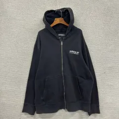 アディダス カジュアル バックプリント フードジップアップ 4XL M10230