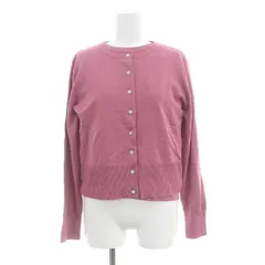 クミキョク 組曲 KUMIKYOKU 24SS MINA アンサンブルニット カーディガン ビジュー カットソー 七分袖 2 ピンク /MF ■OS ■SH