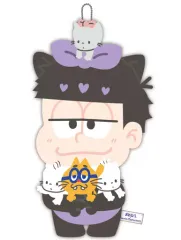 【中古】ぬいぐるみマスコット・ぬいぐるみバッジ 一松 ぬいぐるみマスコットBIG 「おそ松さん×サンリオキャラクターズ」