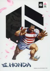 【中古】下敷き エドモンド本田 下敷 「ラグビー日本代表 ストリートファイターコラボ」