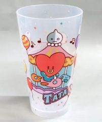[중고] 머그컵·탕만 TATA(부이) 클리어 텀블러 [이치반 복권 BT21 VAN PARK] D상
