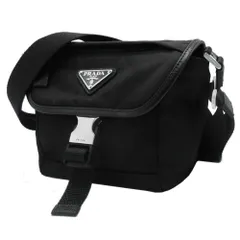 【新品】プラダ 2VD070 TESSUTO / NERO (ブラック) バッグ ショルダーバッグ PRADA PATTINA トライアングル ロゴ ショルダー アウトレット メンズ