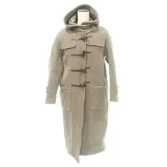 美品 LONDON traditional ダッフルコート アウター ウール イギリス製 38 Mサイズ 茶 ブラウン