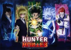 【中古】ポスター 描き下ろしA3クリアポスター 集合 「HUNTER×HUNTER『発(ハツ)』!! WEBくじ」 抽選特典 当選品