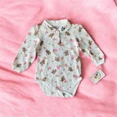Size 6/9M BABY MICKEY&CO. ヴィンテージ ベビーミニー　長袖　ロンパース