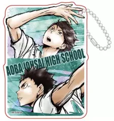 【中古】キーホルダー・マスコット(キャラクター) 青葉城西高校 激闘!!アクリルキーホルダー 「ハイキュー!! 烏野高校 VS 白鳥沢学園高校」