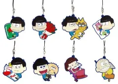 【中古】ストラップ(キャラクター) 全8種セット 「おそ松さん ぴたコレ ラバーストラップ」