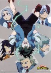 [Used] Clear File僕のヒーローアカデミアRyokuoushoku Shakai A4 Original Clear File (Anime Store Version) - Bonus for purchasing "CD Shout Baby" at participating stores.