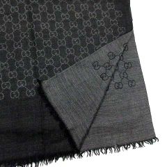 GUCCI グッチ GG柄 大判ストール ショール マフラー ウール - メルカリ
