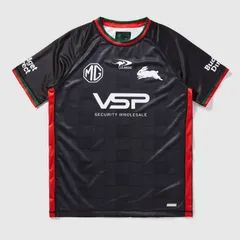 【送料無料・匿名配送】Classic ラグビーリーグ サウスシドニー・ラビトーズ 2026 トレーニングTシャツ 黒 並行輸入 新品 日本未発売 NRL