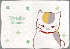 【中古】クッションカバー・ピローケース ニャンコ先生(ホワイト/クローバー) 枕カバー 「夏目友人帳」