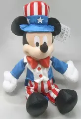 【中古】ぬいぐるみ アメリカン ミッキーマウス 9インチ ぬいぐるみ 「ディズニー」 ディズニーパーク限定