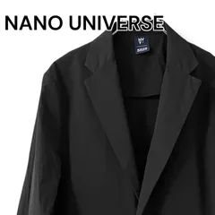 NANO UNIVERSE ナノユニバース ブラック メンズ アウター ジャケット テーラードジャケット 【Mサイズ】0000952OC