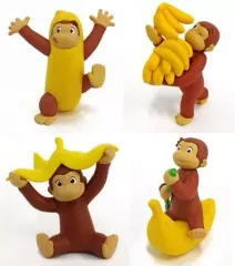 【中古】トレーディングフィギュア 全4種セット 「おさるのジョージ バナナ大好きフィギュア2」