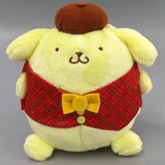 【中古】ぬいぐるみ ポムポムプリン(A/赤) チョッキでおめかしぬいぐるみ 「ポムポムプリン」