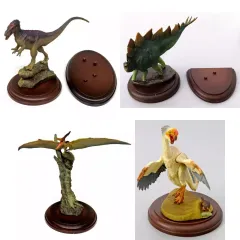【中古】トレーディングフィギュア 全4種セット 「いきもの大図鑑ディスプレイモデルコレクション 恐竜03 ガシャポンオンライン版」