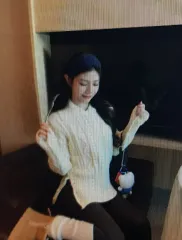 (海外配送) カラ ニット セーター