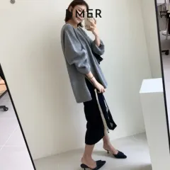 UMER(ユメール)カシミア ルーズ ホールガーメント ニット フリーサイズ