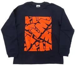 【中古】衣類 イベントロゴ ロングTシャツ ネイビー Mサイズ 「バーチャルYouTuber にじさんじ Kaede Higuchi Live 2021 ”AIM”」