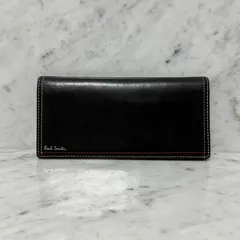 Paul Smith ポールスミス 長財布 本革 レザー ステッチ マルチカラー