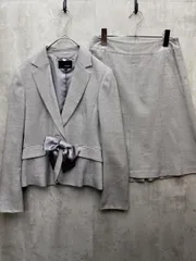 any FAM エニィファム セレモニースーツ 入学 卒業 長袖 セットアップ ジャケット スカート スーツ size2/グレー  ■◇◎レディース