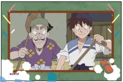 【中古】バッジ・ピンズ 土井半助＆山田伝蔵 「忍たま乱太郎 スクエア缶バッジコレクション 土井先生がいっぱい」