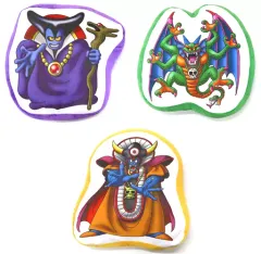 【中古】クッション・抱き枕・本体 全3種セット AM おおきなダイカットクッション 伝説の魔王 「ドラゴンクエスト」