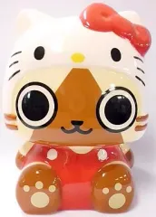 【中古】置物・装飾品 3 アイルー 貯金箱 「サンリオ当りくじ MONSTER HUNTER×HELLO KITTY 第2弾」 