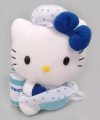 【中古】ぬいぐるみ ハローキティ(ブルー) ぬいぐるみ 「カルピス×ハローキティ」