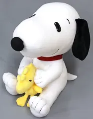 【中古】ぬいぐるみ スヌーピー＆ウッドストック メガジャンボウッドストックとペアぬいぐるみ 「PEANUTS(SNOOPY)」